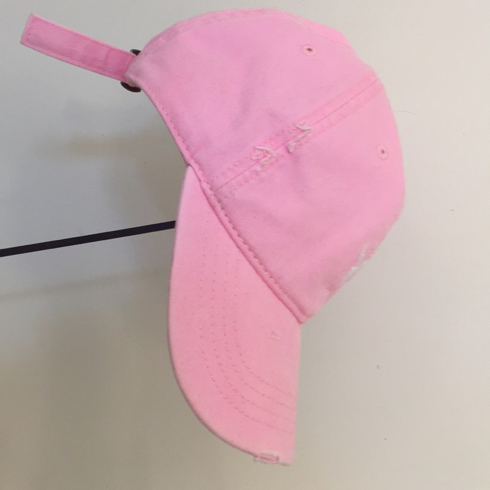 AE Pink Logo Washed Strap Hat